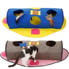 Large Pet Tunnel Play Training Toy for Cats & Kittens-1Metre