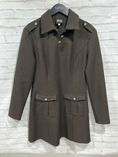 Vintage Versace Jeans Couture Military Dress Jacket Medusa Army Italian 30/44