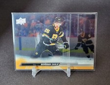2022-23 Upper Deck Series 2 Brandon Carlo Clear Cut #267 Boston Bruins