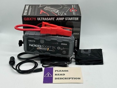 NOCO Boost X GBX75: 2500A UltraSafe Jump Starter - READ/FOR PARTS