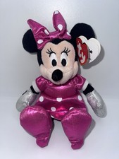 Ty Beanie Baby - Disney Sparkle Minnie Mouse Pink Dress  8 Inch Stuffed Plush