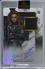 2020 Topps Fully Loaded Superstar Gear Relics /199 Becky Lynch #SG-BL Auto 5m1