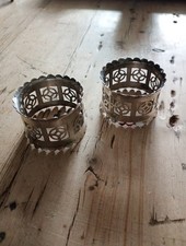 Pair Of Napkin Rings. EPNS. Vintage