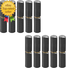 10 Pack 4-5/8" X 5/8" Weld on Bullet Hinges Weldable Barrel BBQ Hinge