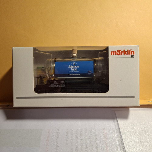 Märklin H0 Kesselwagen Schwarzer Friese blau/schwarz Transport 1886 1887-12 OVP! | Condition: Neu