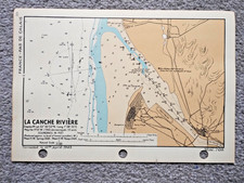La Canche Riviere, Frankreich - 1943 Vintage Admiralty Royal Navy Karte (Verkäufer Ref D2)