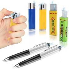 6 PCS Jouets de farce, Jouets de choc électrique amusants tels que stylos, briquets et lot 1