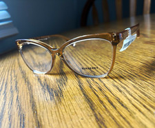 Burberry B 2257 Brown Plastic Cat Eye Full Rim Eyeglass Frames 54/16 140