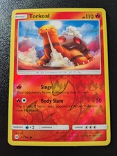 Pokemon Sole e Luna Torkoal Reverse Holo Carta Comune 23/149 NM
