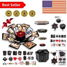 Customized Explosion Box with 6 Faces - Perfect Gift for Valentine's  Weddings