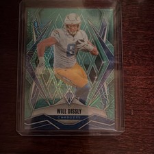 2025 Panini Phoenix Will Dissly  teal mojo #38/50 Chargers Football Card