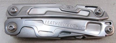 Leatherman Rev  Multi Tool   Stainless Steel w/ Pocket Clip