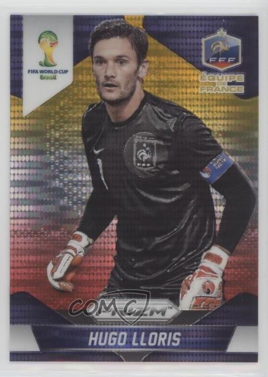 2014 Panini Prizm World Cup Yellow & Red Pulsar Prizm Hugo Lloris #75 4t7