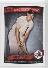 2010 Topps Peak Performance Johnny Mize #PP-28 HOF 0c4