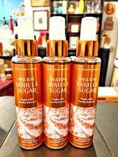 Lot of 3 Bath Body Works Warm Vanilla Sugar Diamond Shimmer Mist 4.9 oz each