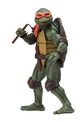 NECA TMNT Teenage Mutant Ninja Turtles Michelangelo 1990 MOVIE 16.5 cm Figur