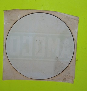 NOS Amaco Gas Decal Unused Circle 9 3/4 inches