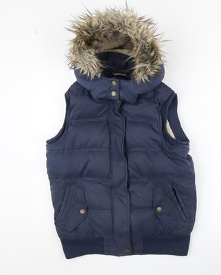 Damenweste UK-Größe 10 normal Fat Face blau Polyestermischung