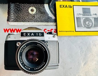 RARE! Ihagee Exa  1 B SCHWARZ / SILBER & PENTACON auto 1,8/50mm lens - OVP! TOP!