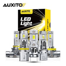 H11 9005 LED Headlight Super Bright Bulbs Kit White High/Low Beam HB3 H1 Upgrade