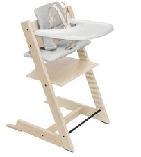 Stokke Tripp Trapp High Chair , Cushion, Tray Bundle Natural