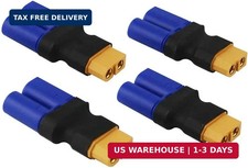 4Pcs Female XT60 to Male EC5 Adapter, Female XT60 to Male EC5 Connector Adapter