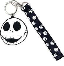 Nightmare before Christmas Jack Skeleton Wrist Lanyard Keychain