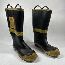 Morning Pride Firefighter Boots Size 10 M 11 W Steel Toe Felt Lined Made In USA 