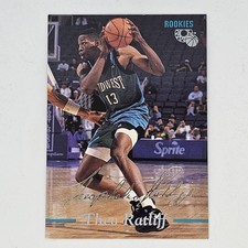 1995 Classic Rookies Theo Ratliff #16 RC Rookie Card Georgia Bulldogs. rookie card picture