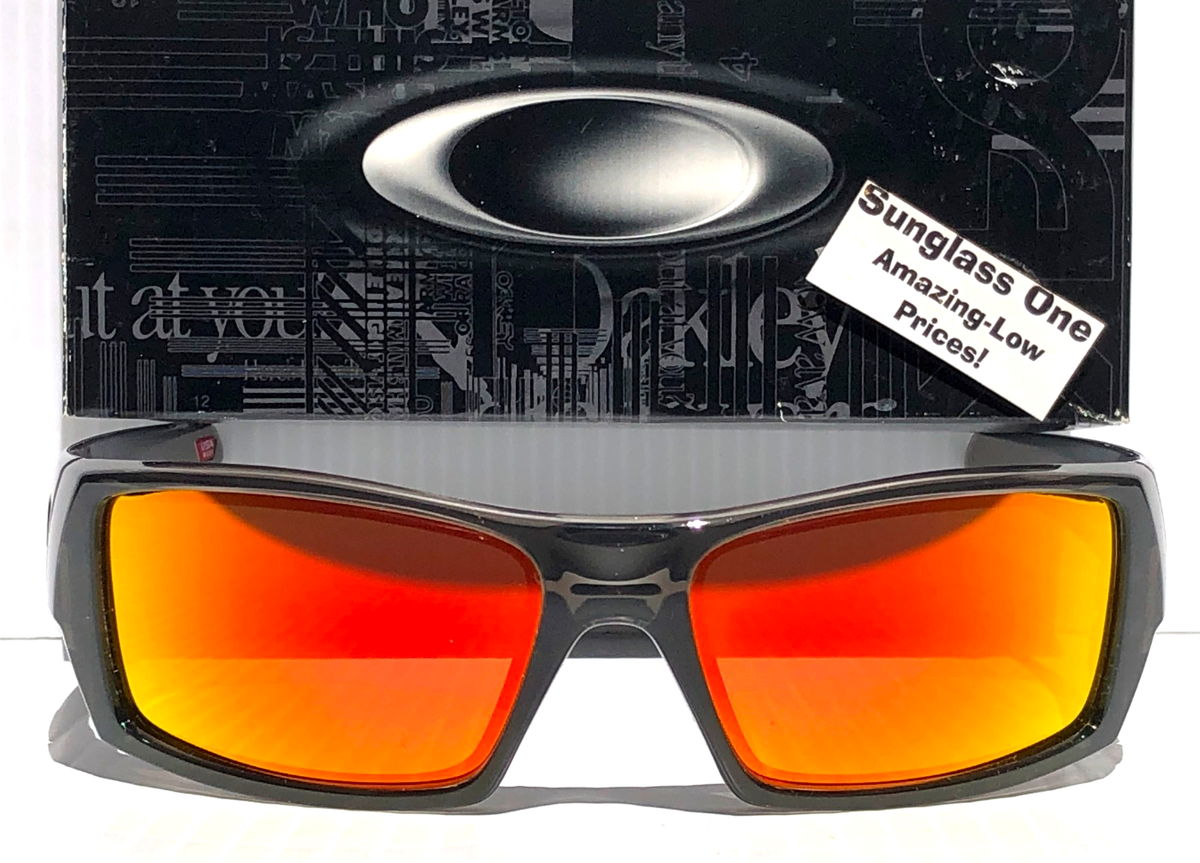 NEW Oakley GASCAN Grey Smoke POLARIZED Galaxy Ruby Mirror Sunglass