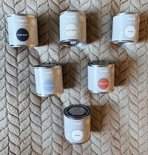 FARBPROBEN (Dunelm) 6x 100ml - verschiedene Farben - neu & ungeöffnet - 1,2m²/Dose