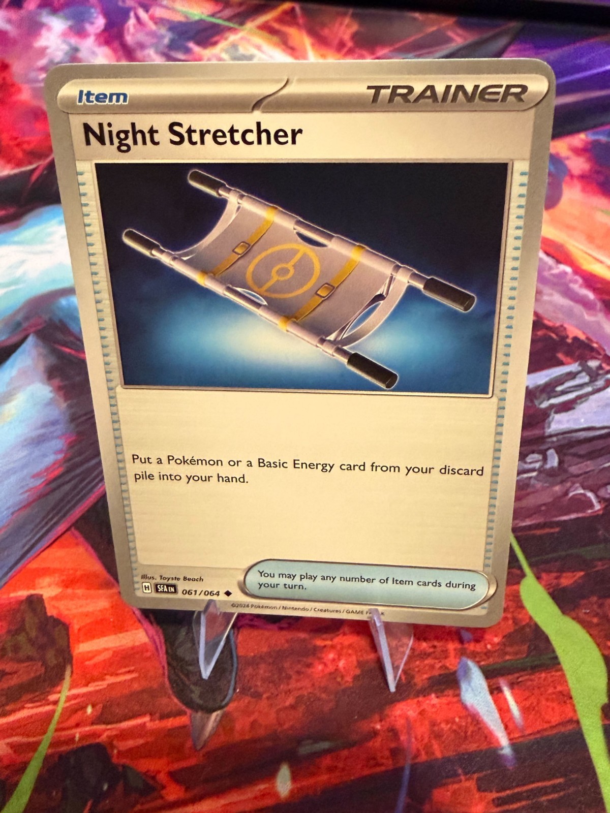 Night Stretcher Uncommon Normal SV: Shrouded Fable 061/064 NM