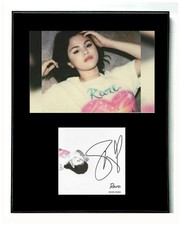 Selena Gomez Autographed RARE Cd Album Framed Matted Photo Display