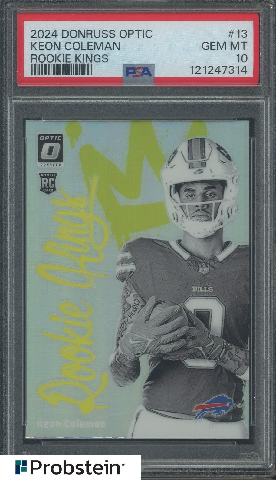 Keon Coleman Panini Donruss Optic Rookie Kings #13 Base