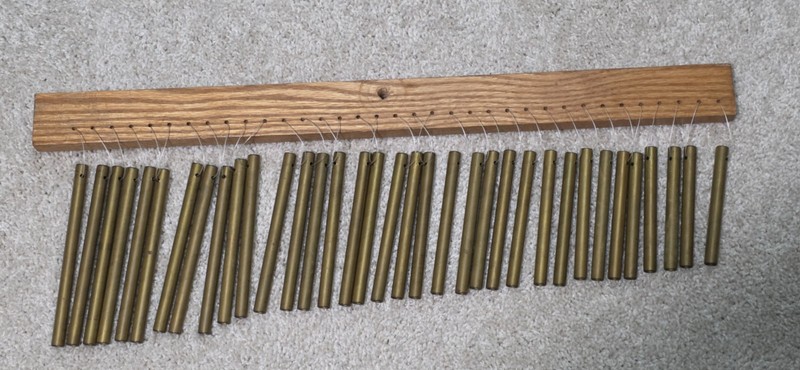 Vintage, Hollow Brass Bar Chimes, Mark Tree.