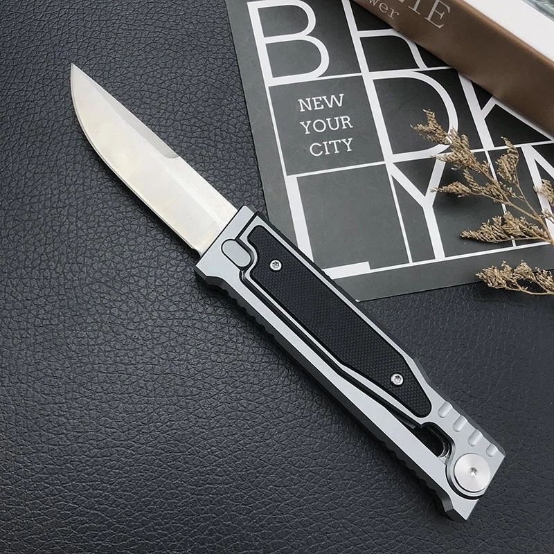 3,15“ D2 Klinge Klappmesser Tasche T6 Aluminium & G10 Griff Camping Tactical - Bild 2 von 4