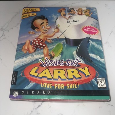 Leisure Suit Larry: Love For Sail PC COMPLETE In BOX EUC