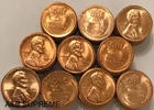 Huge Lot Of 100 Lincoln Wheat Cent Red Penny Rim Error Choice Gem Uncirculated