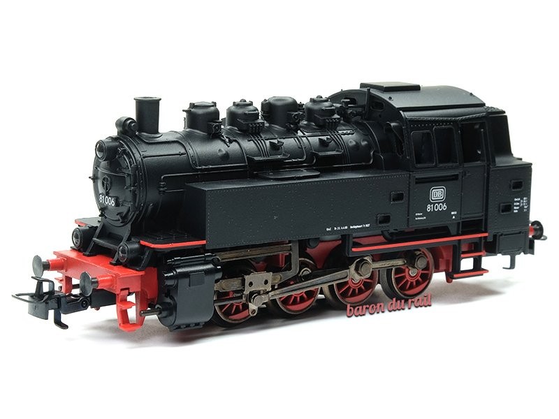 Locomotive Märklin 81 DB idéale pour animer la gare de tri de votre réseau miniature Époque 3