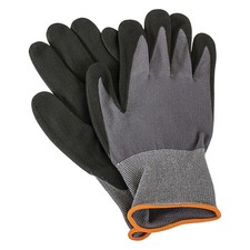 Stealth Glove, Black Nitrile Coated, Nylon/Spandex Blend M Medium Pair