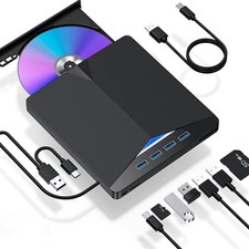 7 IN 1 BD Burner External Drive Blue Ray Burner BD-RW BD DVD RW Disc Writer