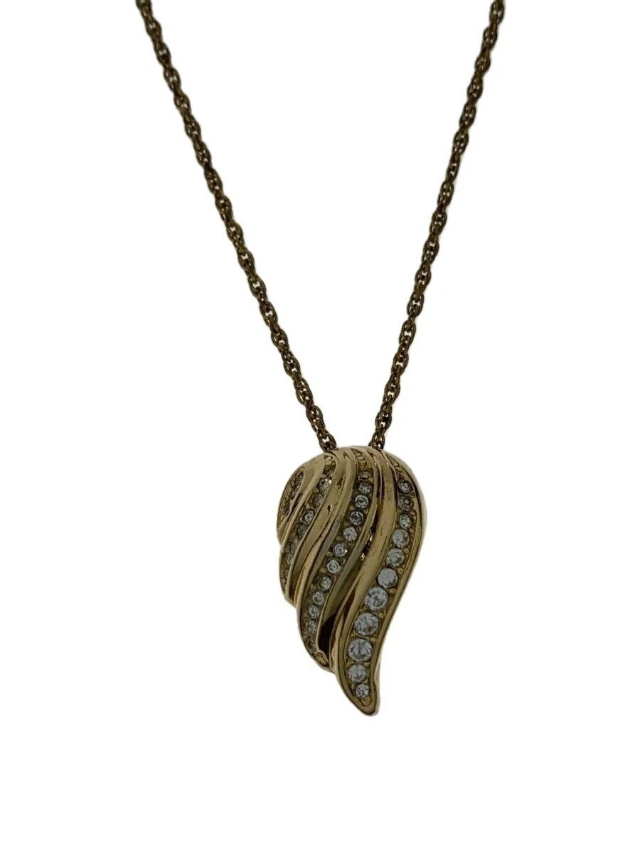 Collana donna Christian Dior conchiglia Swarovski e top oro usata