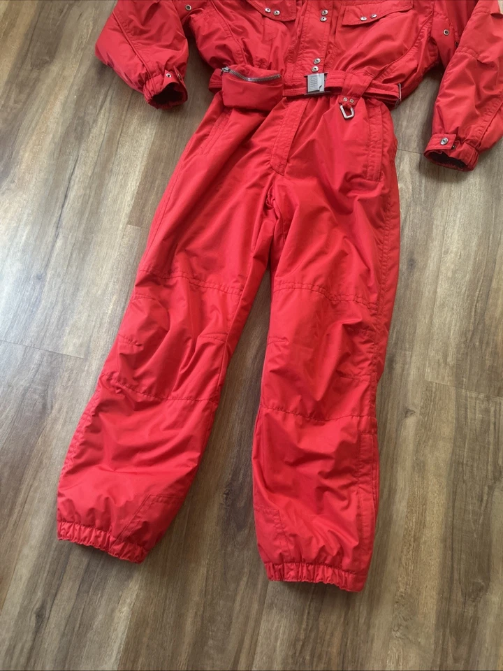 Винтажный цельный лыжный костюм 80-х 90-х Killy Mountain красный - Изображение 3 из 4