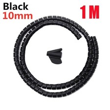 2M Spiral Cable Wire Protector Flexible Tube Cord Organizer 16/10mm DIY