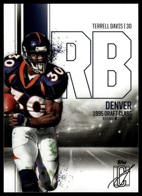 2024 Topps Signature Class #14 Terrell Davis