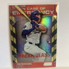 Dalton Rushing 2025 Topps Stadium Club In Case of Emergency RC #ICE-2 Dodgers