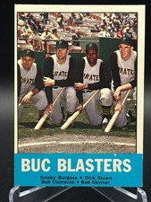 1963 Topps #18 Buc Blasters Roberto Clemente Pirates Vintage Baseball