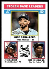 Stolen Base  Jazz Chisholm Jr.  José Caballero  José Ramírez 2025 TH #198