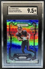 2023 Panini Prizm Bijan Robinson RC Pandora Rookie #/400 Falcons SGC 9.5