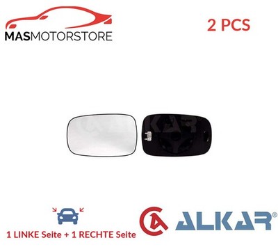 AUßENSPIEGEL SPIEGELGLAS PAAR ALKAR 6473228 2PCS A NEU OE QUALITÄT